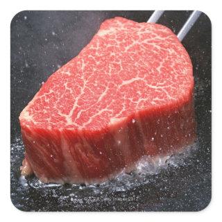 Steak Square Sticker