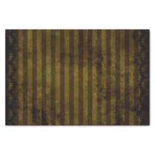 Steam Punk Gears Modern Retro Abstract Pattern Tissue Paper