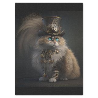Steampunk Cat Tissue Paper