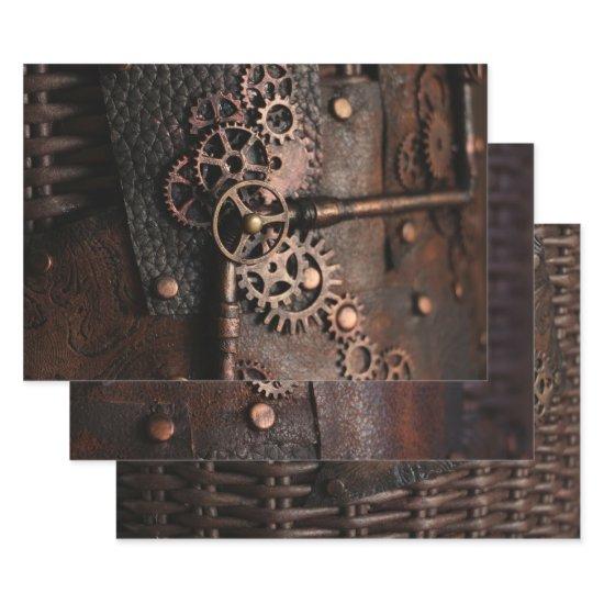 Steampunk Gears Decoupage  Sheets