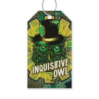 Steampunk Owl Gift Tags