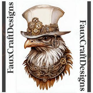 Steampunk Quirky Unusual Chicken Decoupage Lt 112 Tissue Paper