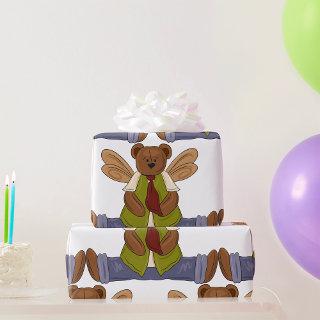 Steampunk Teddy Bear with Fairy Wings