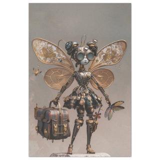 Steampunk Traveling Fairy Decoupage Tissue Paper