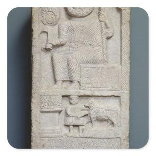Stele dedicated to Saturn, from El-Ayaida Square Sticker