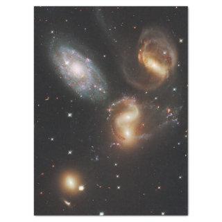 Stephan's Quintet: A Galaxy Galactic Wreckage Tissue Paper