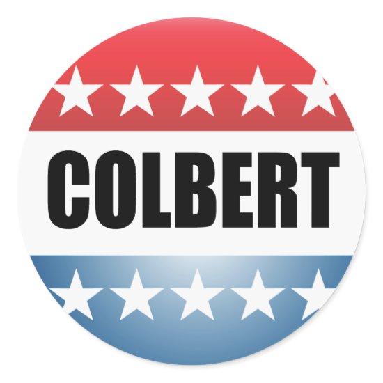 STEPHEN COLBERT CLASSIC ROUND STICKER