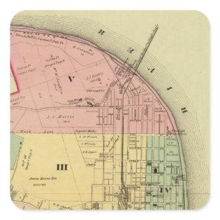 Steubenville, Ohio 2 Square Sticker