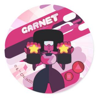 Steven Universe | Garnet Character Graphic Classic Round Sticker