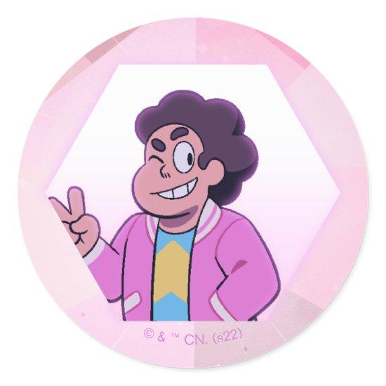 Steven Universe | Pink Diamond Portrait Classic Round Sticker