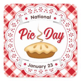Stick Around for Pie Day Stickers