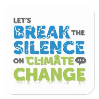 Sticker - Break the Silence on Climate