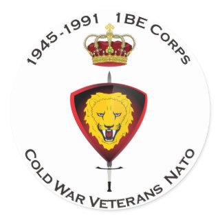 Sticker Cold War Veterans NATO 1BE Corps