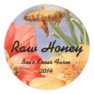 Sticker Home Canning Jar Honey Bees Retro