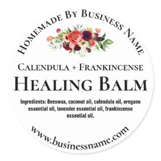Sticker Label For Homemade Healing Salve Balm