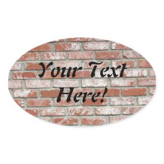 Sticker (ovl) - Brick wall with text