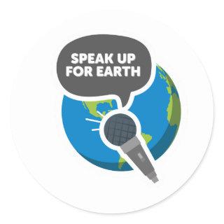 Sticker - Speak Up For Earth