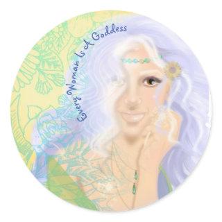 Sticker, Summer Solstice Goddess Sticker