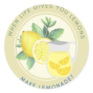 Sticker When Life Gives You Lemons, Make Lemonade