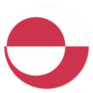 Sticker with Flag of Greenland