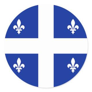 Sticker with Flag of Quebec, Canada