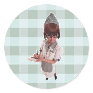 Stickers - 1950 RETRO DINER GAL
