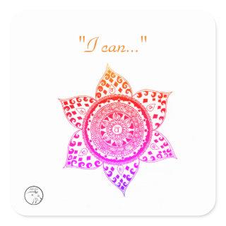 Stickers and Labels with Chakra energy