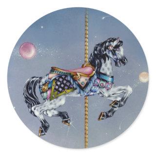 Stickers - Grey Mare Carousel Horse