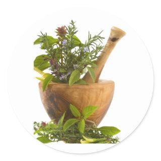 Stickers--Herbs Classic Round Sticker