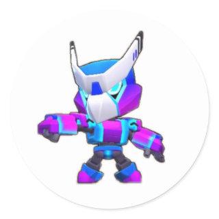 Stickrs in Brawl Stars, a game within a game Classic Round Sticker