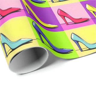 Stiletto Pumps, High Heels Pop Art