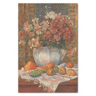 Still Life with Flowers and Prickly Pears, Renoir  Tissue Paper