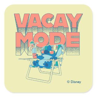 Stitch | Vacay Mode Square Sticker