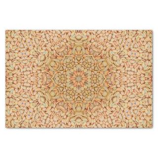 Stone Beach  Vintage Fractal Kaleidoscope Tissue Paper