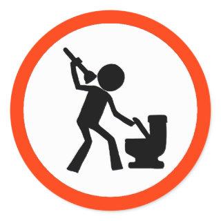 Stool Zone Classic Round Sticker