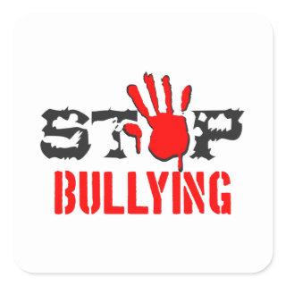 Stop Bullying Square Sticker