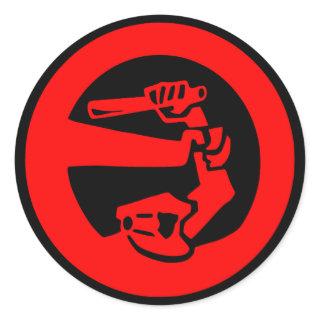 Stop Police Violence Classic Round Sticker