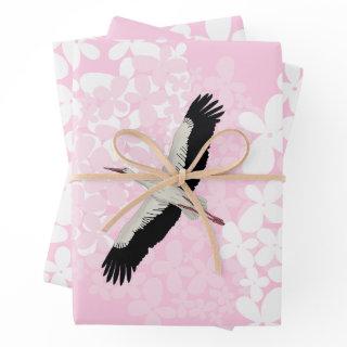 Storks and wild flowers   sheets