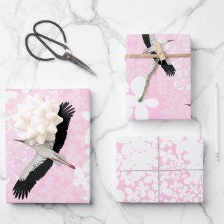 Storks and wild flowers   sheets
