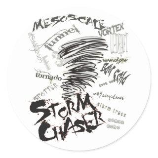 Storm Chaser Classic Round Sticker