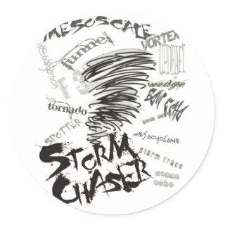 Storm Chaser Classic Round Sticker