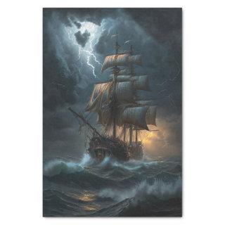Storm Ship  Tissue Paper