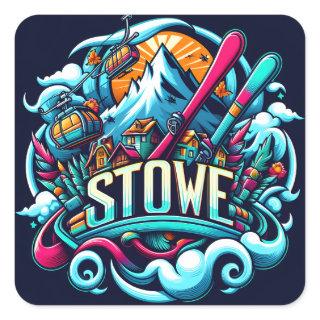 Stowe Ski Stickers (Set of 20)