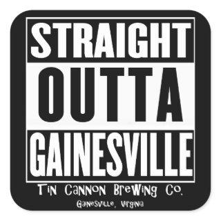 Straight Outta Gainesville Square Sticker