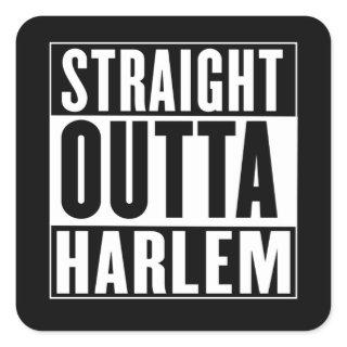 Straight Outta Harlem Square Sticker