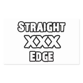 Straightedge Rectangular Sticker