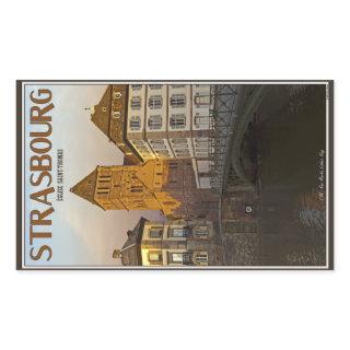 Strasboug - Ill River and St Thomas Rectangular Sticker