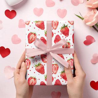 strawberries and dots pattern