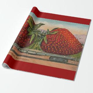 Strawberries Giant Antique Fruit Fun