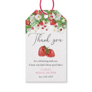 Strawberry Bridal Shower Gift Tags